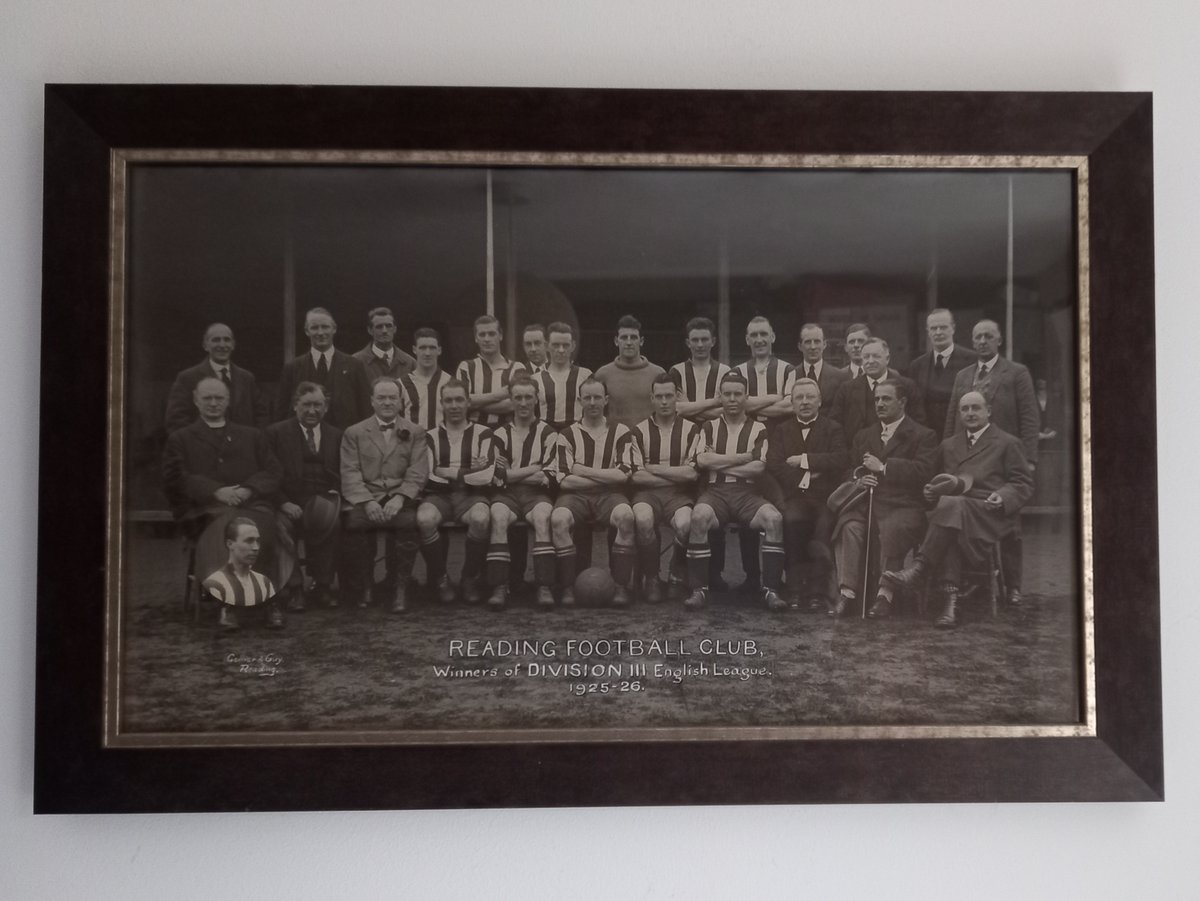 cribsie's tweet image. Original framed photos showing Elm Park in 1928, plus team pics from 1926, 1934 and 1979 #readingfc