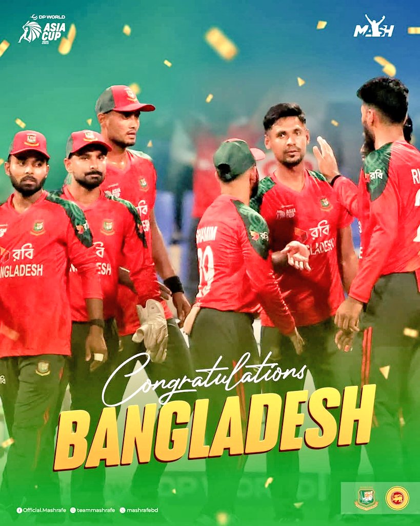 MASHRAFE BIN MORTAZA⏺ tweet media