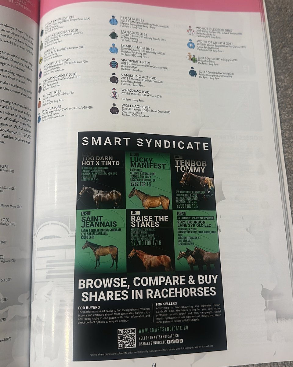 SmartSyndicate_'s tweet image. We are pleased to support the Henry Cecil Open Weekend! Whether you&apos;re a racing expert or newbie, head over to some yards, chat to some trainers, see their horses and maybe, just maybe, you&apos;ll be to tempted to become a racehorse owner...