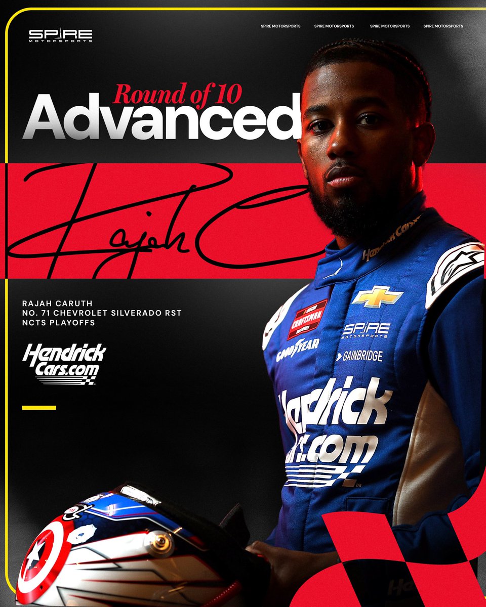 HELLO, ROUND OF EIGHT‼️

<a href="/rajahcaruth_/">Rajah Kirby Caruth</a> | <a href="/HendrickCars/">Hendrick Automotive Group</a>
