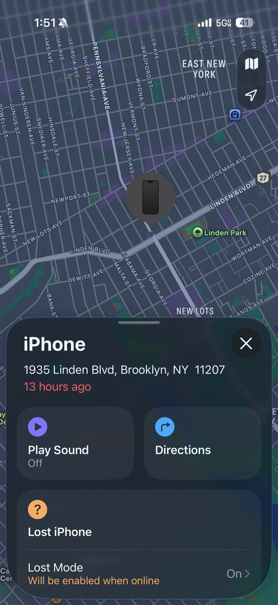 looks like it was stolen oop