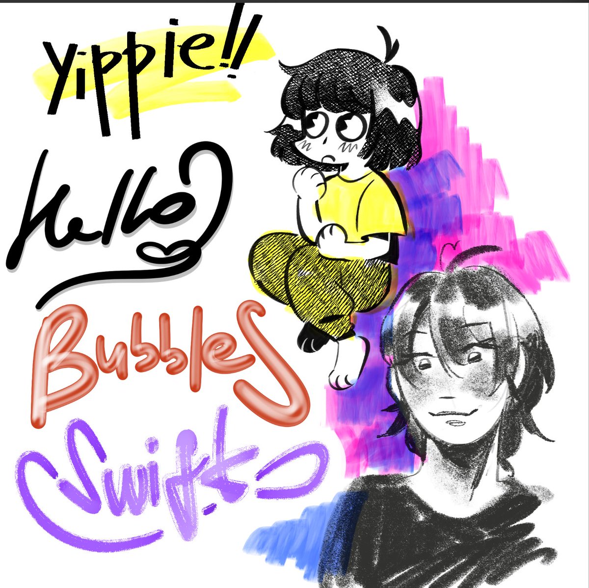 marstrekoziy's tweet image. procreate got new brushes update and they’re so fun!!