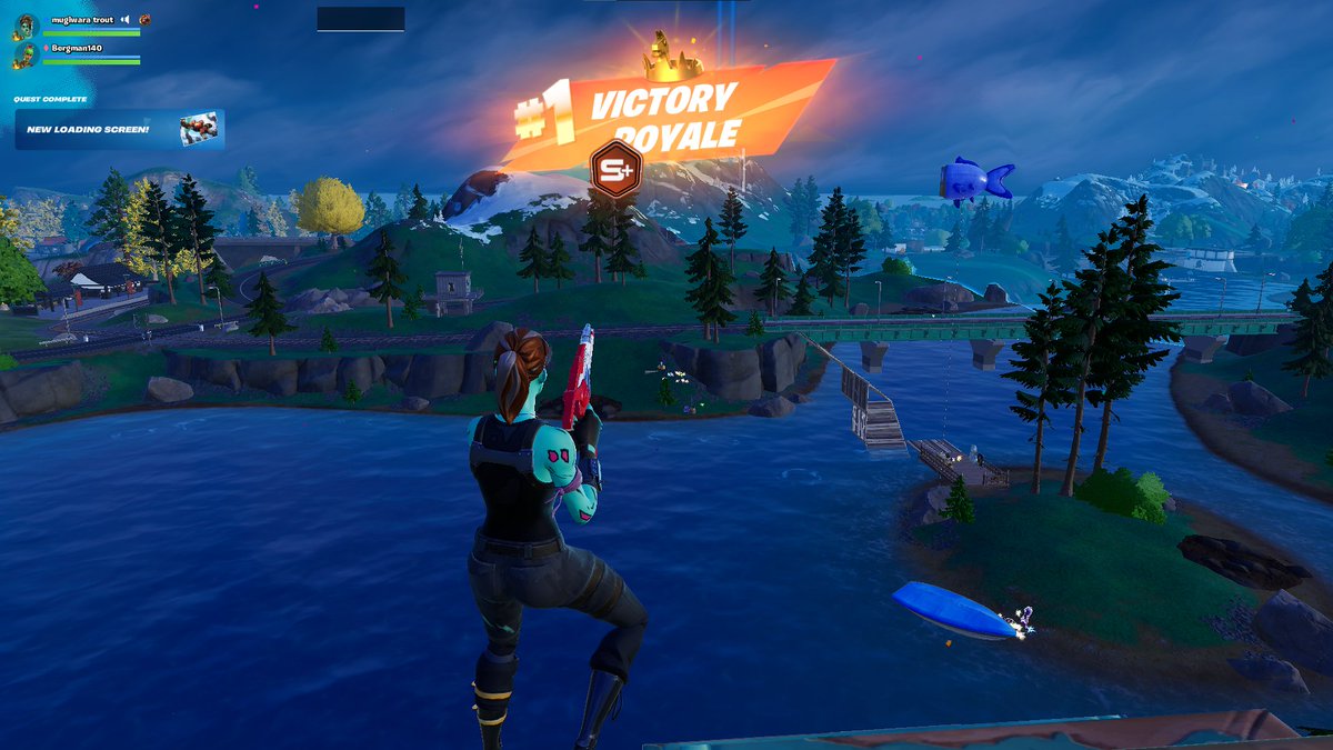 ItsMeTrout's tweet image. Had an absolute BLAST! in the new Fortnite Battle Royal  Power Hour! Using the brand new Blade Blaster my good friend @Bergmanfnb and I manage to secure that legendary Victory Royal! #Fortnite #ad #PowerHour