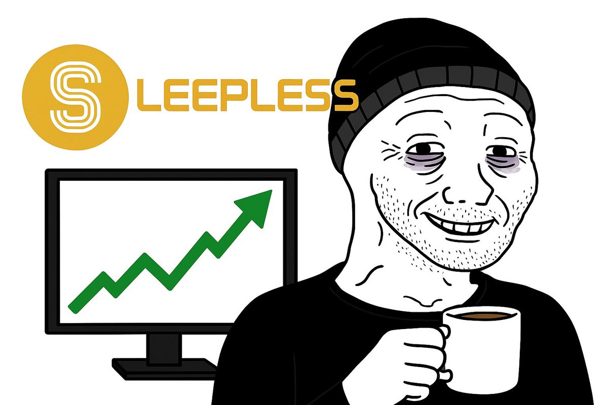 When your chart goes viral without even showing the ticker, you know you’re building something unforgettable. $SleeplessCoin