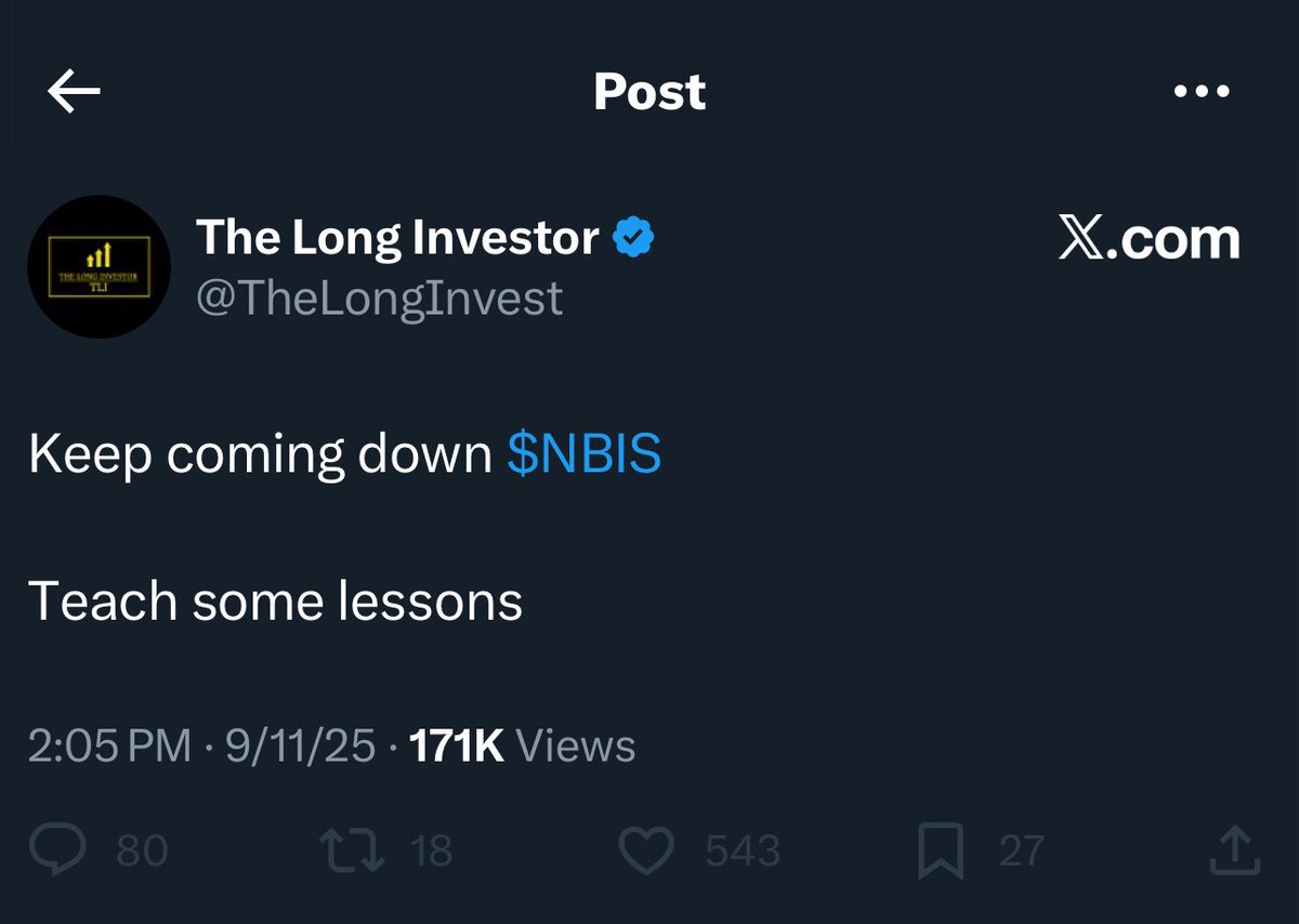 A true retard, indeed! 🫵🤣🤡 <a href="/TheLongInvest/">The Long Investor</a> 

$NBIS 💎