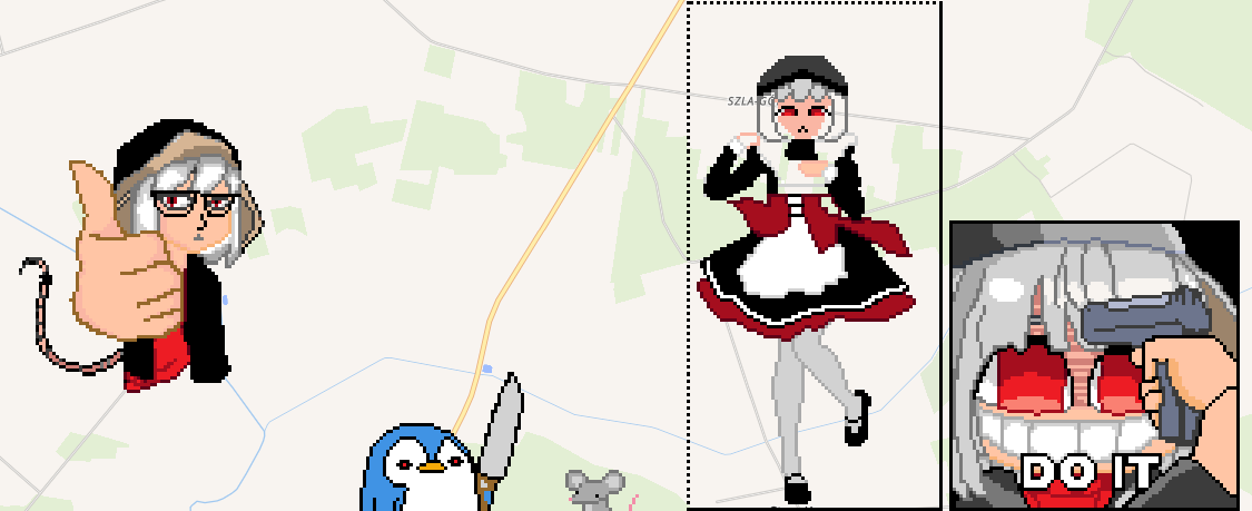 Dziękuje pewnym 2 osobom za arty na wplace xDDD
Nie licząc tego co tworzą w tym momencie, znajdę was 🤬