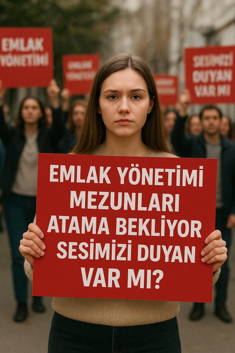 🎓Sayın <a href="/RTErdogan/">Recep Tayyip Erdoğan</a> Biz Emlak Yönetimi mezunları, yıllarca bu alanda eğitim aldık. Uzmanlık alanımız dışında yapılan kadro dağılımlarının mağduriyetini yaşıyoruz.🔑 Talebimiz net: Emlak Yönetimi mezunlarına en az 1000 kadro!👉 Adaletli istihdam için #EmlakYönetimiAtamaBekliyor