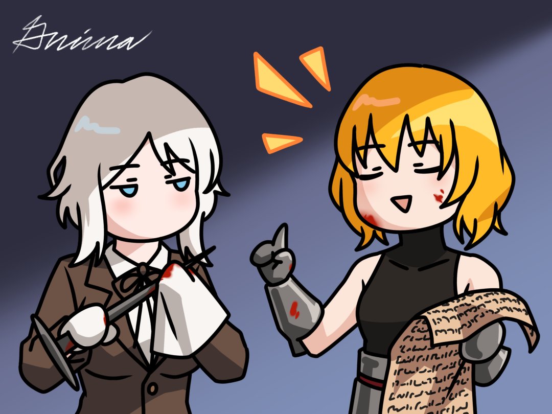 I drew Faust and Don Quixote for a friend!

#LimbusCompany
#림버스컴퍼니
#파우스트
#돈키호테