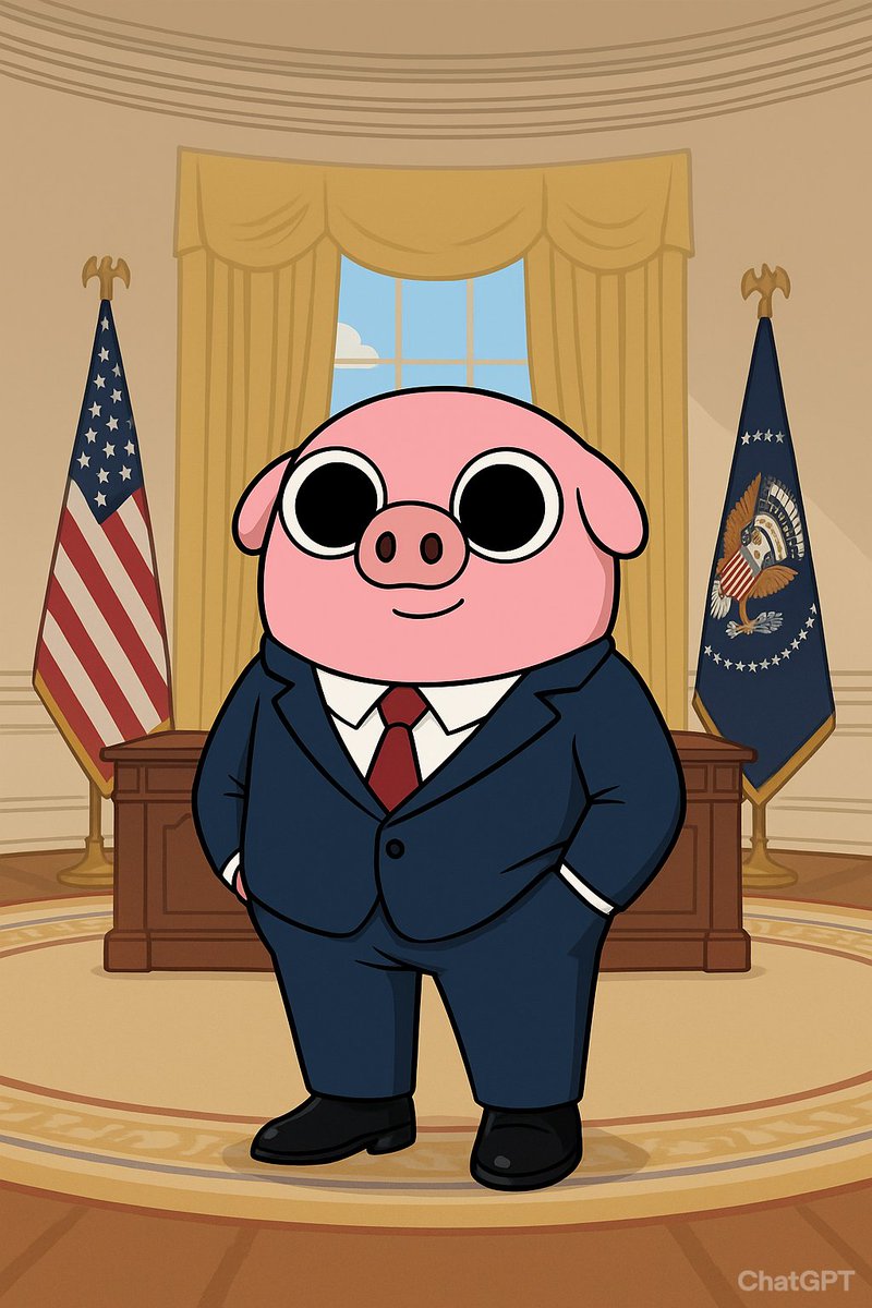 $POPO went presidential! 🥳