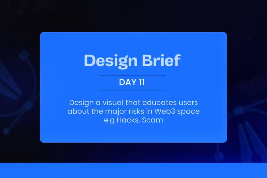 TechnicallyTEO's tweet image. Closing the week with another design that tells the story. Web3 is a blessing, but it’s not without its risks. This piece explores those dangers, Day 11 of the #30daysweb3designchallenge

The more we know, the safer we build. RT for awareness