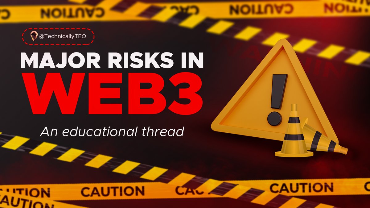 TechnicallyTEO's tweet image. Closing the week with another design that tells the story. Web3 is a blessing, but it’s not without its risks. This piece explores those dangers, Day 11 of the #30daysweb3designchallenge

The more we know, the safer we build. RT for awareness