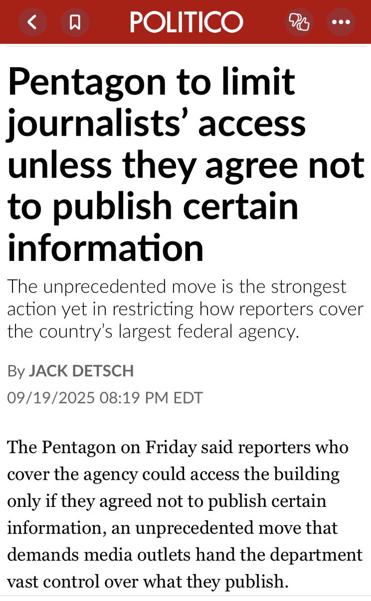 GracieNunyabiz's tweet image. Dear @politico @JackDetsch 
Pls do NOT post that something is “unprecedented” when certainly is precedent for it

During the “Bay of Pigs” the Kennedy Administration restricted access due to NationalSecurity, &amp;amp; most notably restricted @nytimes from publishing certain information