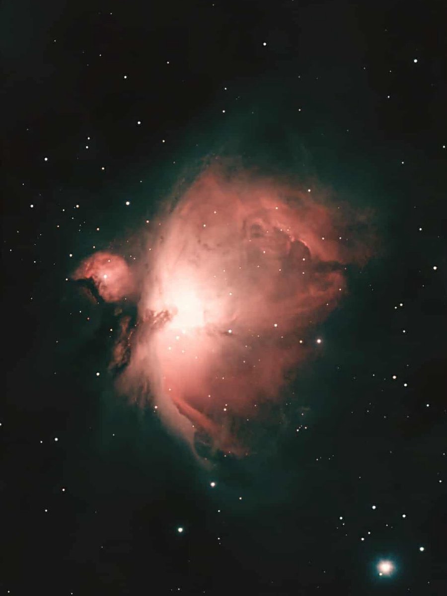 Orion Nebula over the farm. #stargazing #astronomy #photograpy