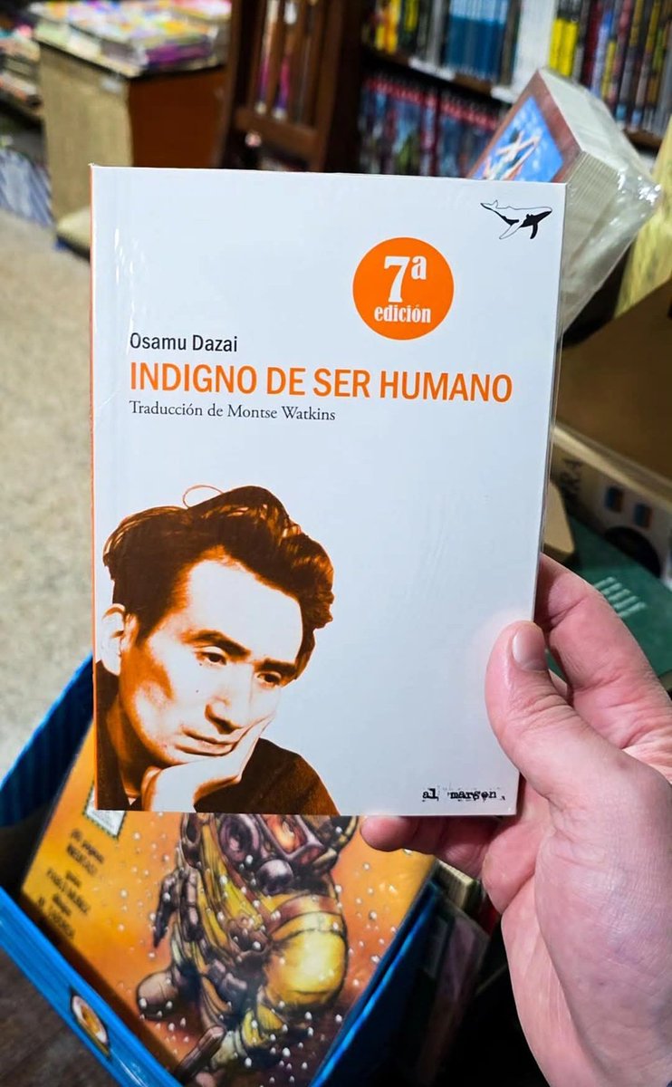 Bibliomaniatico's tweet photo. "Podía creer en el infierno, pero me era imposible creer en la existencia del cielo".

Osamu Dazai. https://t.co/Vvt1Mq4pYG