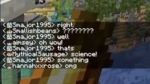 big fan of peeps commenting during mumbos base tour