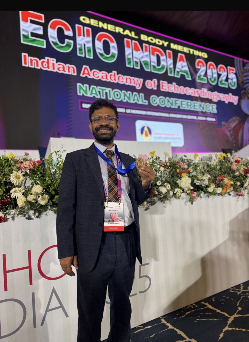 senguptasp's tweet image. Feeling honoured to get installed as the PRESIDENT of Indian Academy of Echo, one of the largest societies of more that 3500 #echofirst in the world. Motivated, excited, energised to work and create an impact @ppsengupta1 @ASE360 @BSEcho @EACVIPresident
