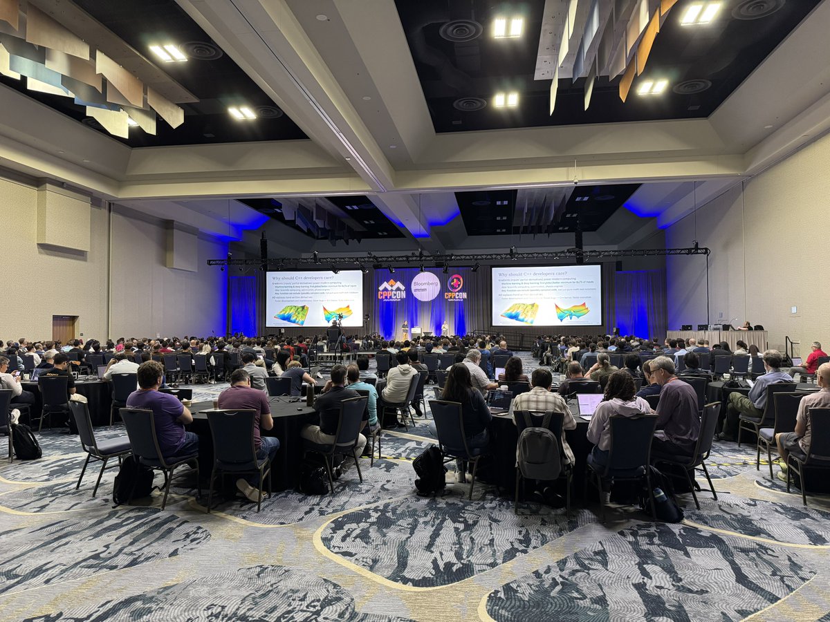 ciura_victor's tweet image. Flying home after a full week at @CppCon.
Thought provoking sessions pushing the boundaries, great panels, enjoyable hallway conversations & relaxing dinner unwind chats with friends.
I feel energized for the remaining year!
👋 See you at the next one.
#CppCon
