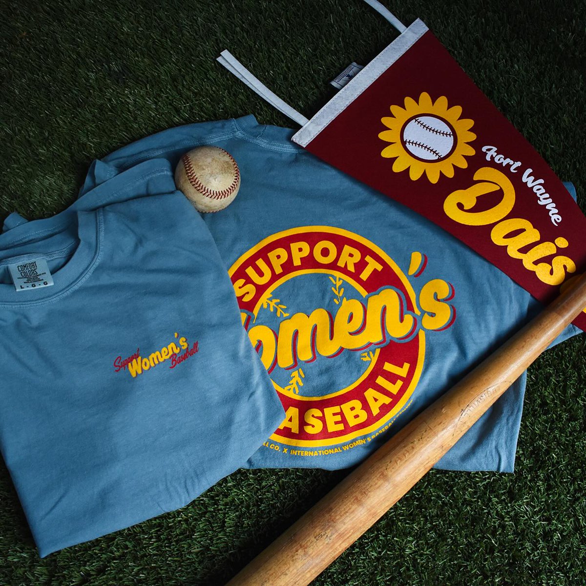We are proud to partner with Old Fort Baseball Co.  on the Support Women’s Baseball Collection — celebrating the past, present, &amp; future of women on the diamond. A portion of proceeds goes directly to the IWBC to support women’s baseball initiatives. oldfortbaseballco.com/womensbaseball