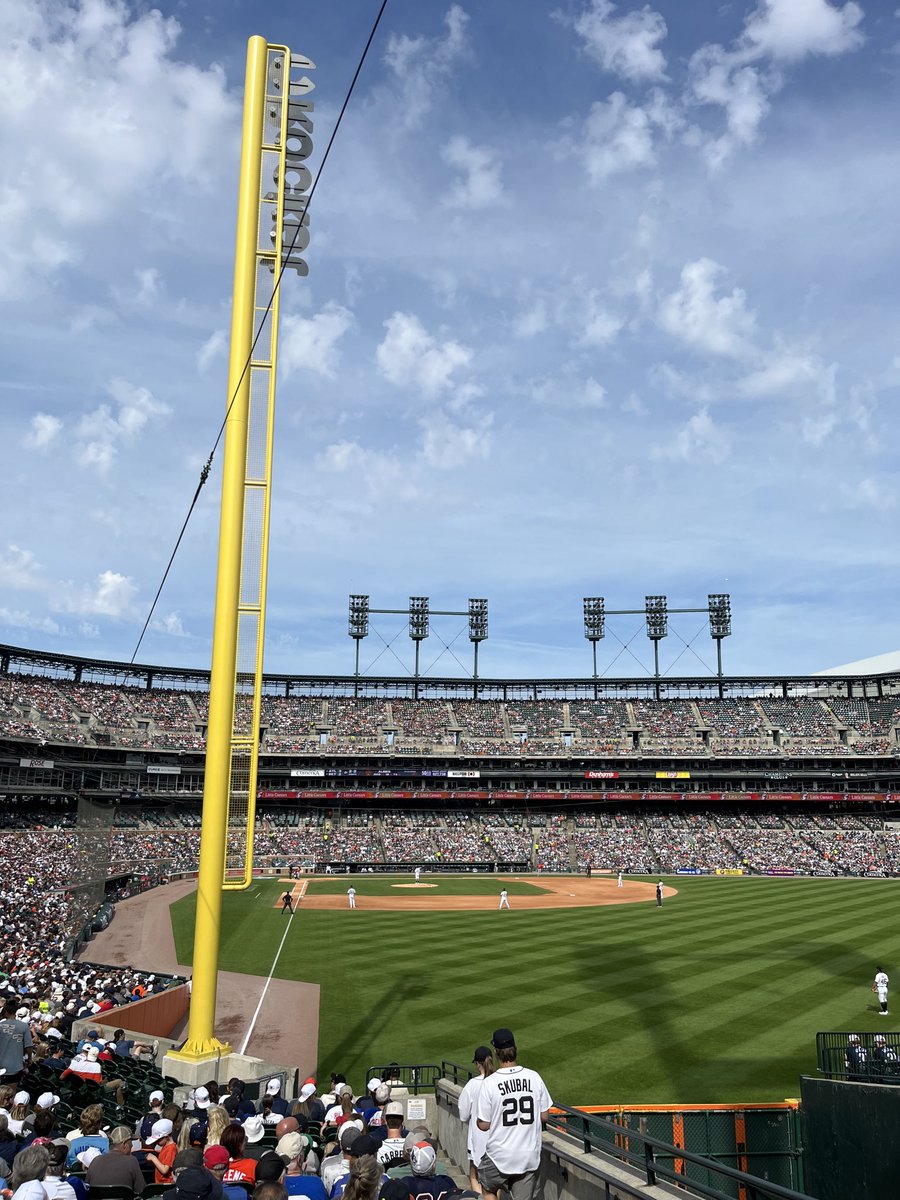 Tigers game in Detroit.