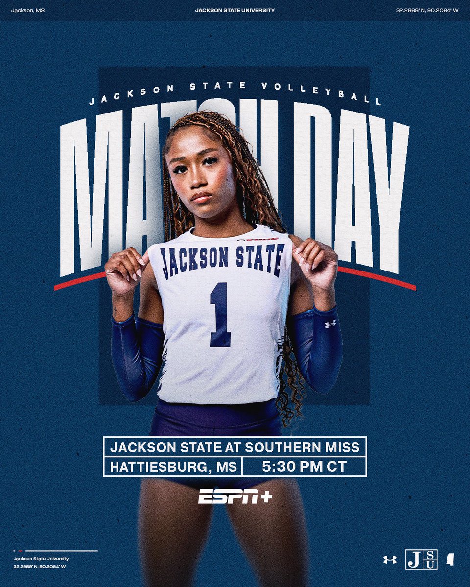 GoJSUTigersVB's tweet image. 🏐GAME DAY🏐

🆚: Southern Miss   
⏰: 5:30 PM
📍: Hattiesburg, MS
📊: shorturl.at/cvG80
💻: shorturl.at/UHHyp

#THEEiLove | #GoJSUTigersVB🐅