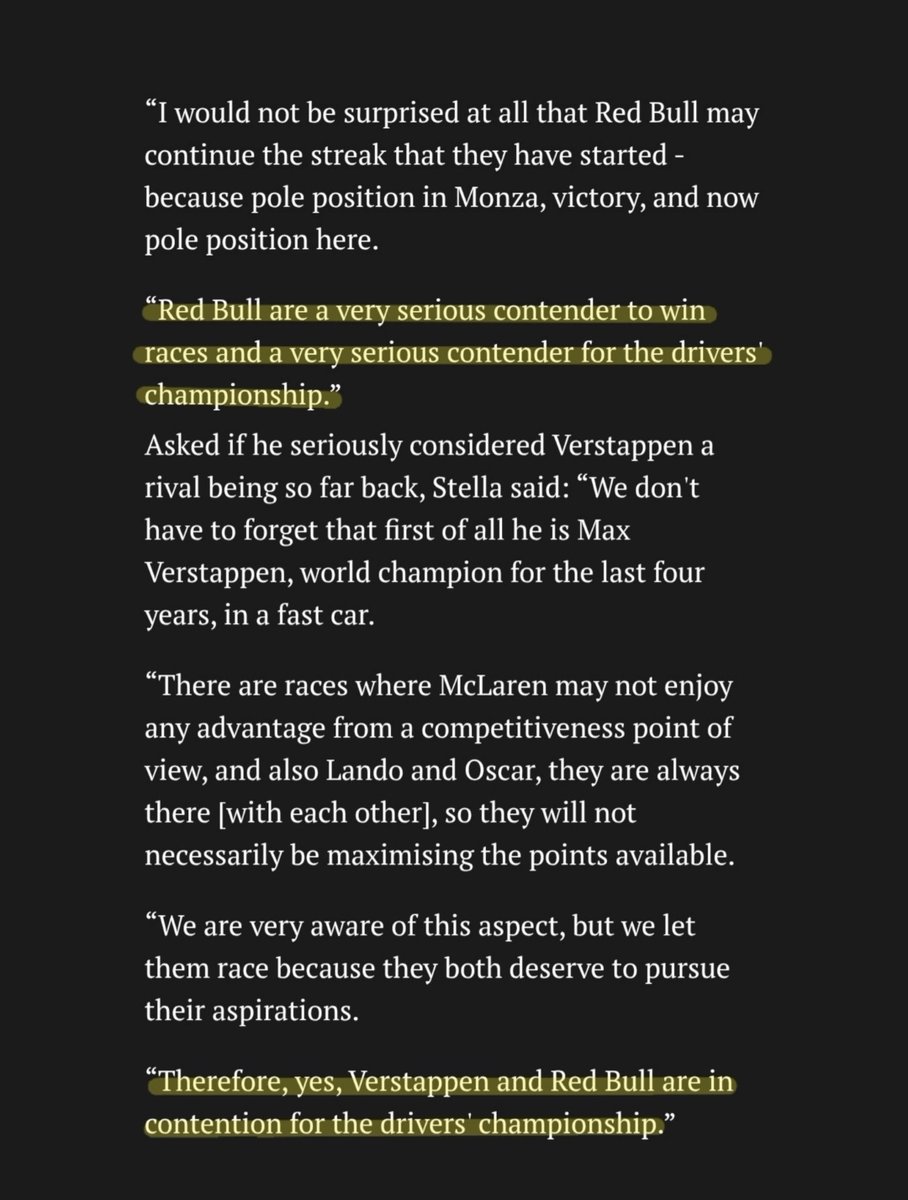 verstappenews's tweet image. Stella believes Max is a serious contender for the drivers&apos; championship...