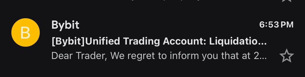 So the moment I get liquidated, you decide to pump? Fairs