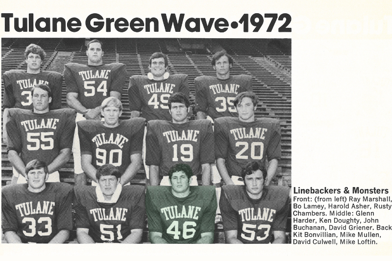 🏈 Harold Asher (A&amp;S '73, MBA '75), a member of <a href="/GreenWaveFB/">Tulane Football</a>'s 1970 Liberty Bowl team, went from tackling opponents on the football field to building a forensic accounting firm. Last spring, he returned to Freeman to share his expertise.

Read more: bit.ly/46hEiQi