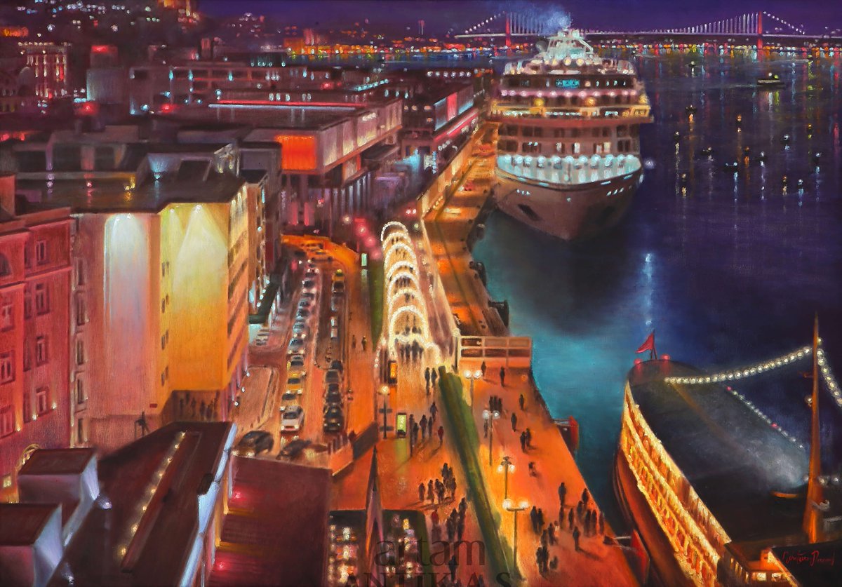 nka979's tweet photo. Galataport - - Nihat Evren Derman (1981-) https://t.co/YAI1wmrgng