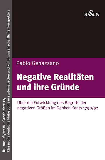 aufgehenderRest's tweet image. New Release: Pablo Genazzano, “Negative realities and their reasons. On the evolution of the concept of negative dimensions in thinking Kants 1790/92” (Königshausen &amp;amp; Neumann, 2025)

hegelpd.it/new-release-pa…

 #kant #negative #newrelease