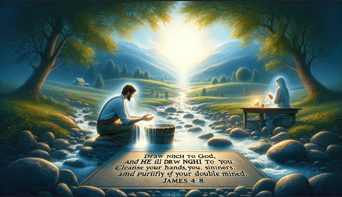 One_Of_His's tweet photo. Submit yourselves therefore to God. Resist the devil, and he will flee from you.
Draw nigh to God, and he will draw nigh to you. Cleanse your hands, ye sinners; and purify your hearts, ye double minded. James 4:7-8 KJV
#JesusChrist
#waytruthlife
#JesusSaves https://t.co/hcdkq62deM