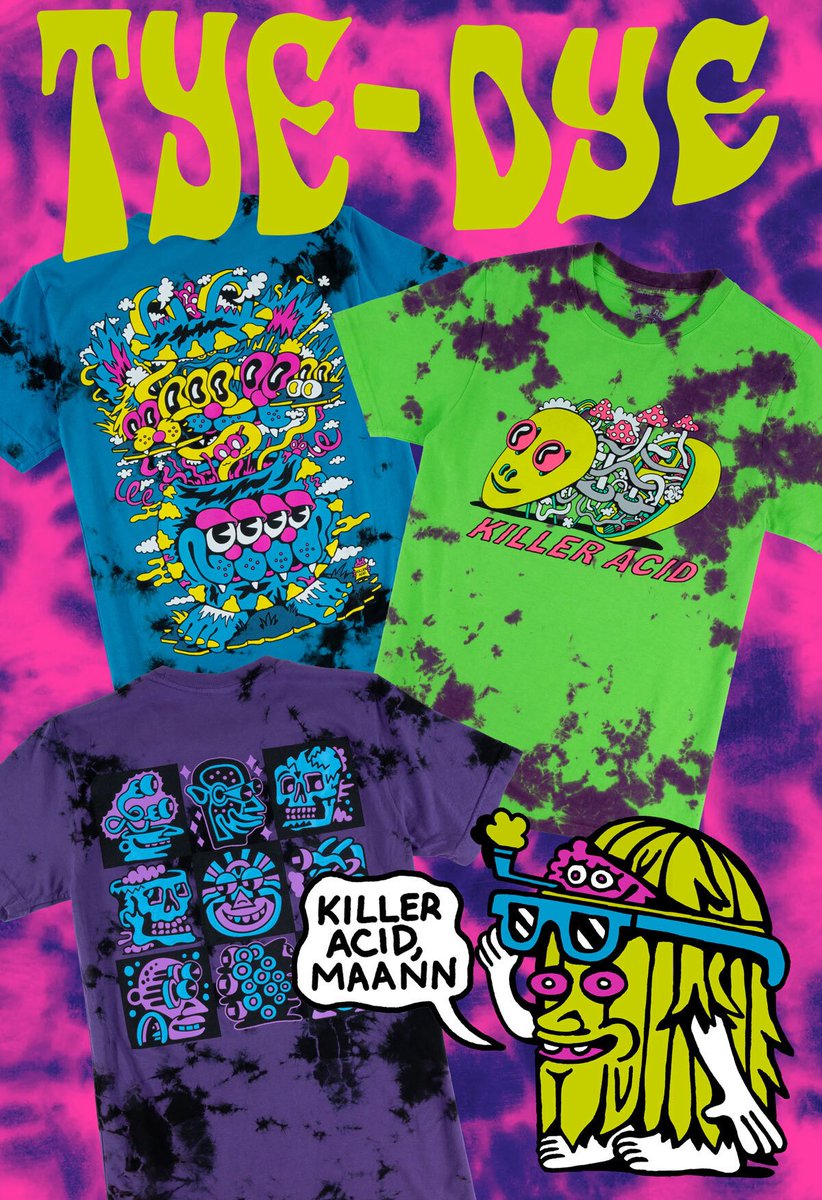 Tie dye deep fry your eyes 😵‍💫