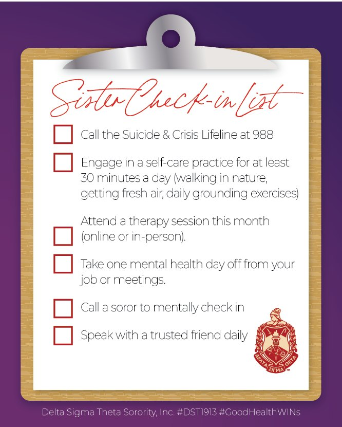 dstcltalumnae's tweet photo. September is Suicide Prevention Month! ๐
#Repost #DSTCLTCares #SuicidePreventionMonth
#MentalHealth #SisterCheckIn #DST1913 https://t.co/y7wqwxyyLy