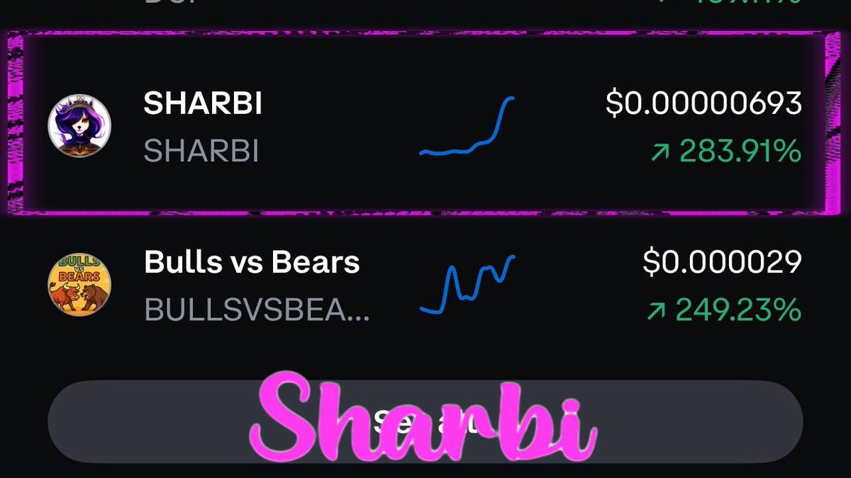 🔥 $Sharbi is the #3 top gainer on the <a href="/coinbase/">Coinbase 🛡️</a> app today! 

The Queen of Memes has arrived 👑🟦👑 

Huge welcome to the new future of <a href="/base/">Base</a> — it’s all igniting beautifully! 

Big thanks to <a href="/brian_armstrong/">Brian Armstrong</a> &amp; <a href="/jessepollak/">jesse.base.eth</a> for supporting the builders. 🚀