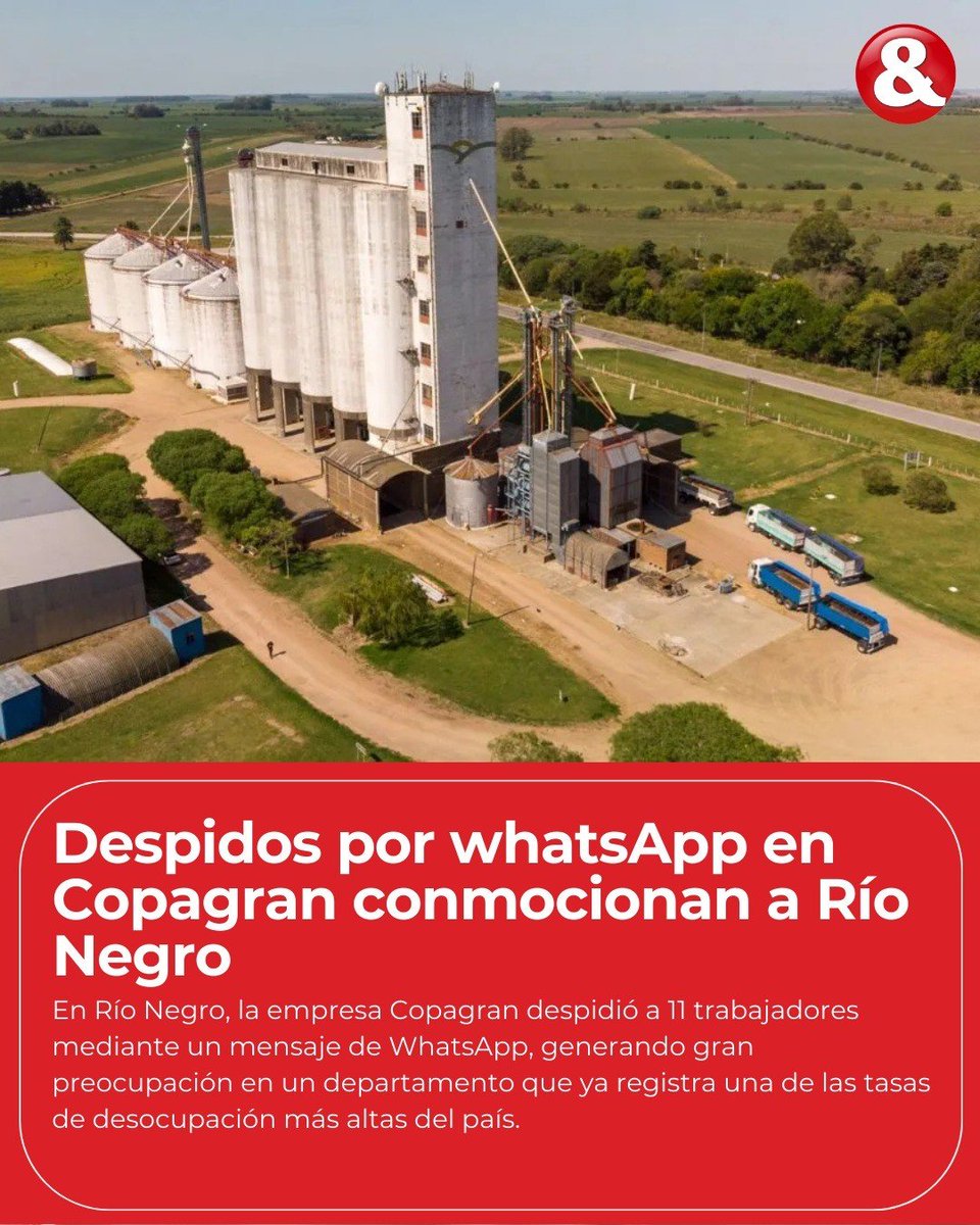 ⏩Directiva de Copagran despidió a 40 trabajadores a nivel nacional por mensaje de WhatsApp
En 6 meses 000% de Inversiones, “La pública felicidad"
Llegó para quedarse...
El último apague la luz y el WhatsApp