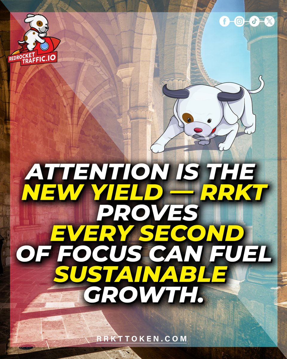 RedRocketRRKT's tweet image. Attention is the new yield — RRKT proves every second of focus can fuel sustainable growth.
.
Visit our website👉rrkttoken.com
.
#RRKT #RedRocketToken #memecoin #crypto #altcoin #BEP20 #blockchain #pancakeswap #pancake #tokenomics #decentralized #cryptocurrency #bitcoin