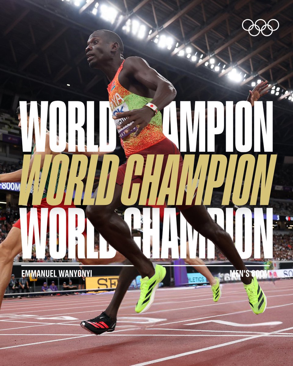 LewisNdirangu7's tweet photo. Congratulations to Emmanuel Wanyonyi for breaking the Championship record in the 800m World championship in Tokyo winning gold. You are now the world champ in 800m. Enjoy https://t.co/fHTyN2HB3P