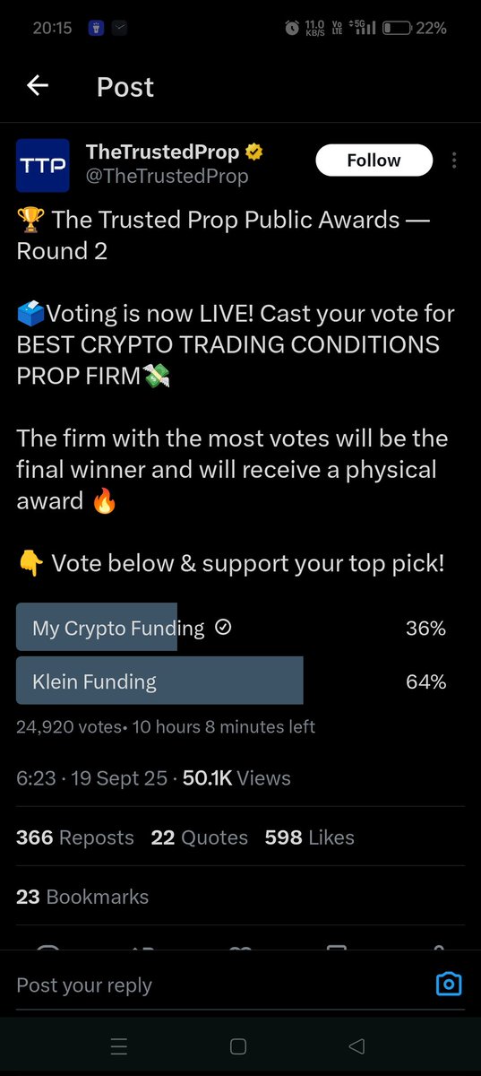 cryptotrader_'s tweet photo. @crypto_tamizha @MyCryptoFunding Done bro https://t.co/ZIot1aFFwZ