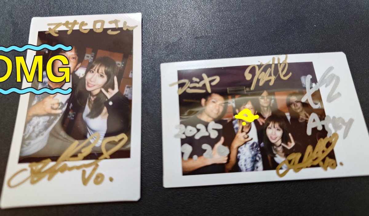 mh_shadows's tweet photo. Afty!ひさしぶりにASURAの曲きいて懐かしくなった。修羅の華!しかもメンバーの半分が元ASURAだし、AKINAが歌ってるのもひさしぶりすぎたからまたやって欲しい!とりあえずAKINAおかえり!ドラムのふーやん元気だったしSAYAKAは見にきてたね!喬志くんもお疲れ様!Youskeさんベースエグすぎ!
#Afty https://t.co/f3Gu5ajAG6