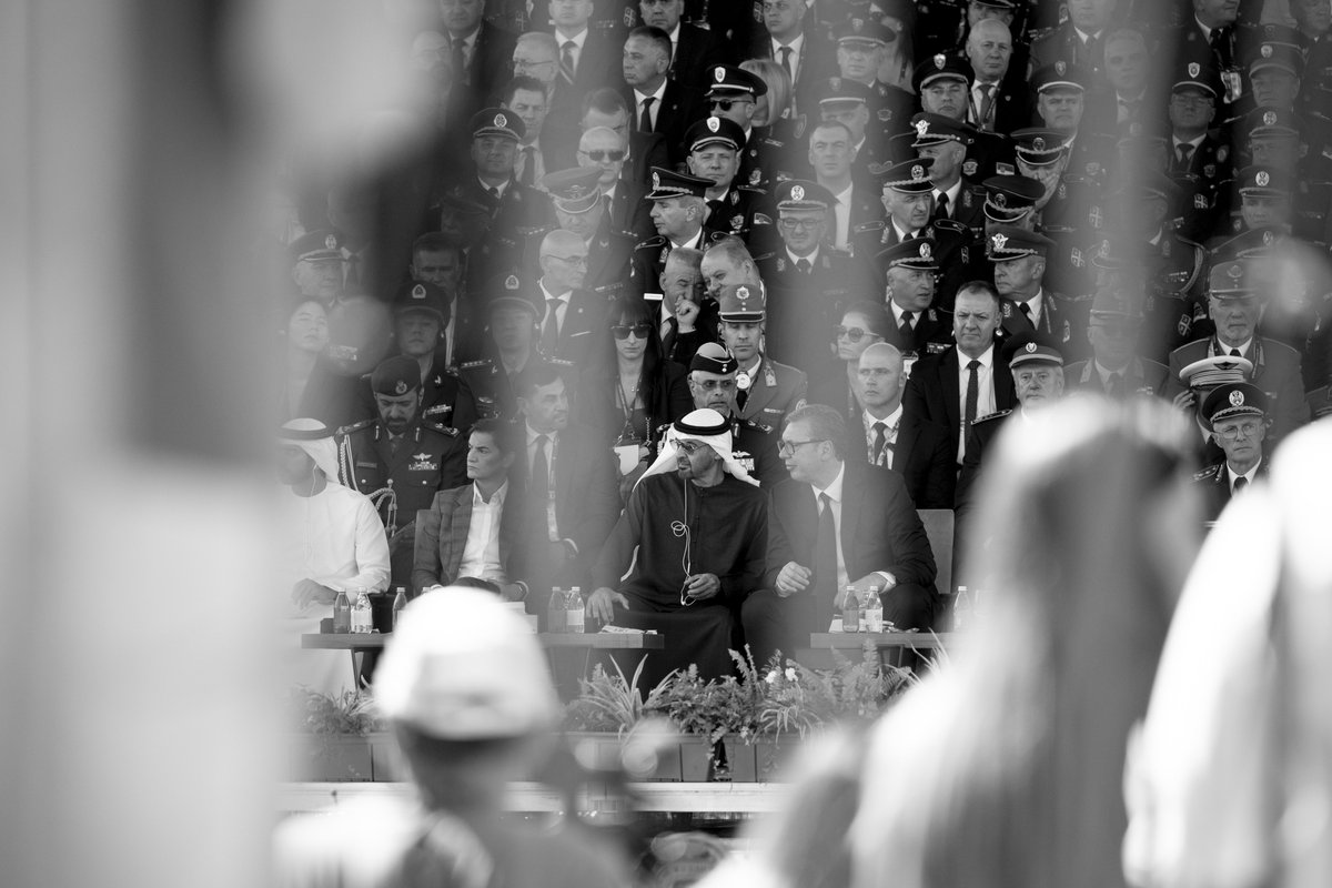 #محمد_بن_زايد_في_صربيا 🇦🇪♥️