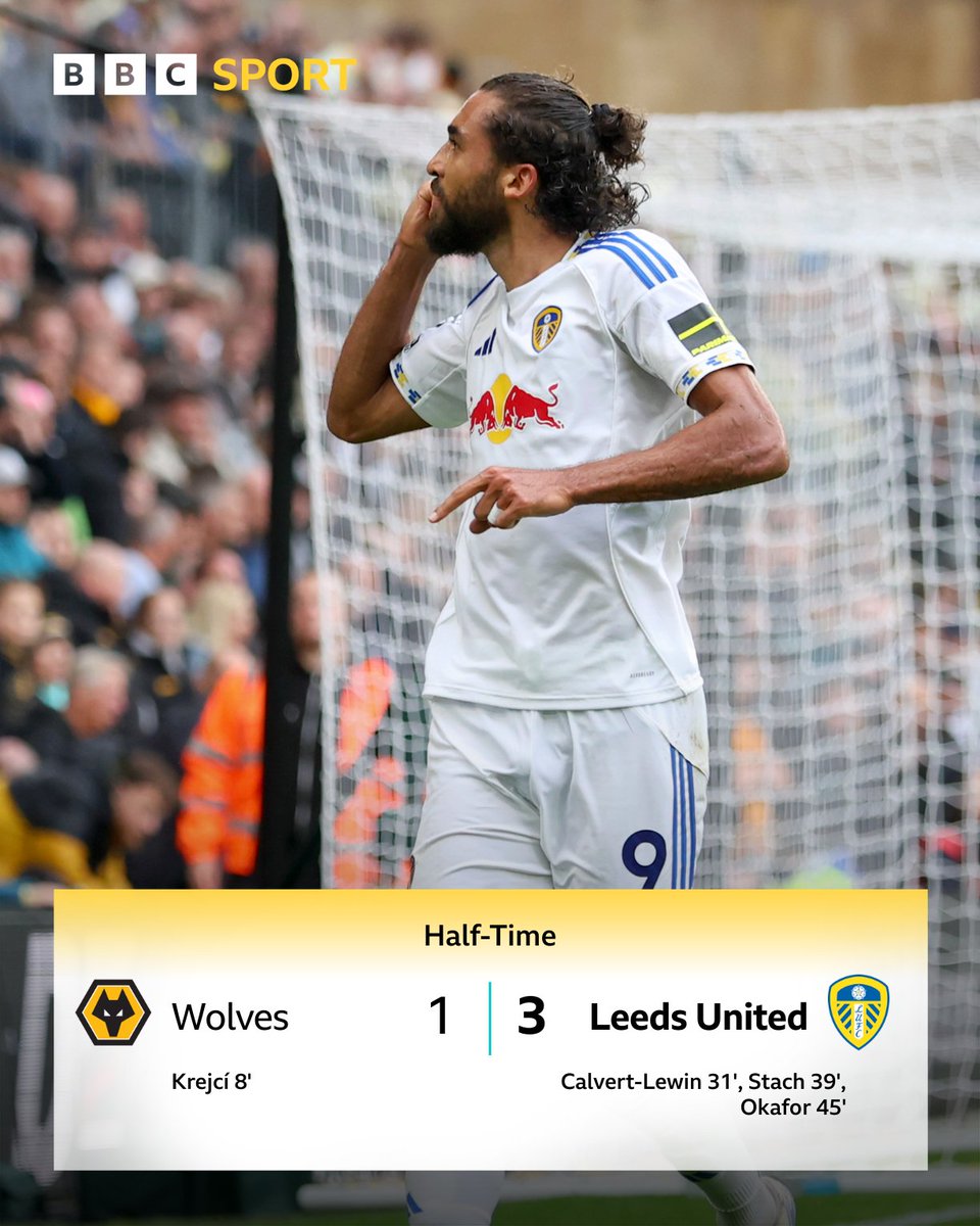 BBCMOTD's tweet image. What a turnaround from Leeds!

#BBCFootball #WOLLEE