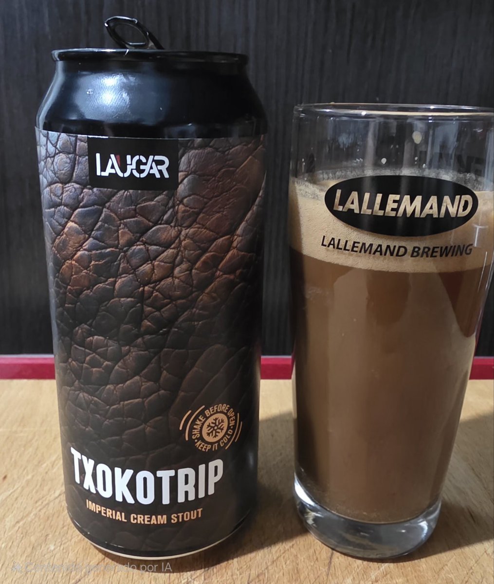 El Cola Cao.
<a href="/laugarbrewery/">Laugar</a> TxokoTrip
Imperial Cream Stout. 😋