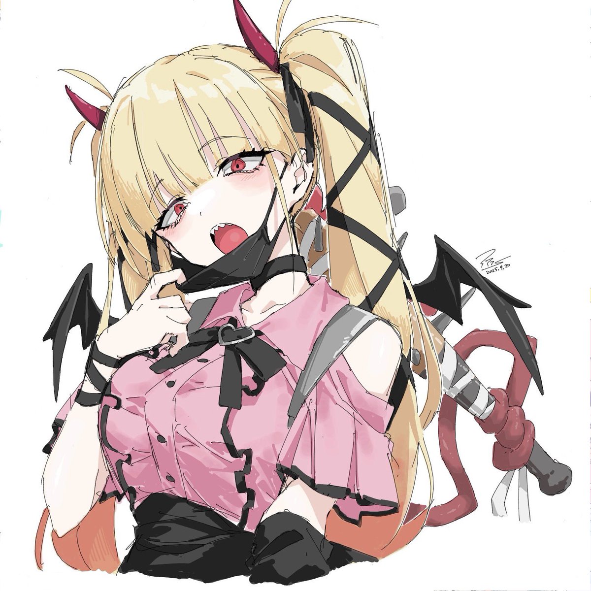 絵チャでチェルノボグちゃん👿描いてた
#モンスト