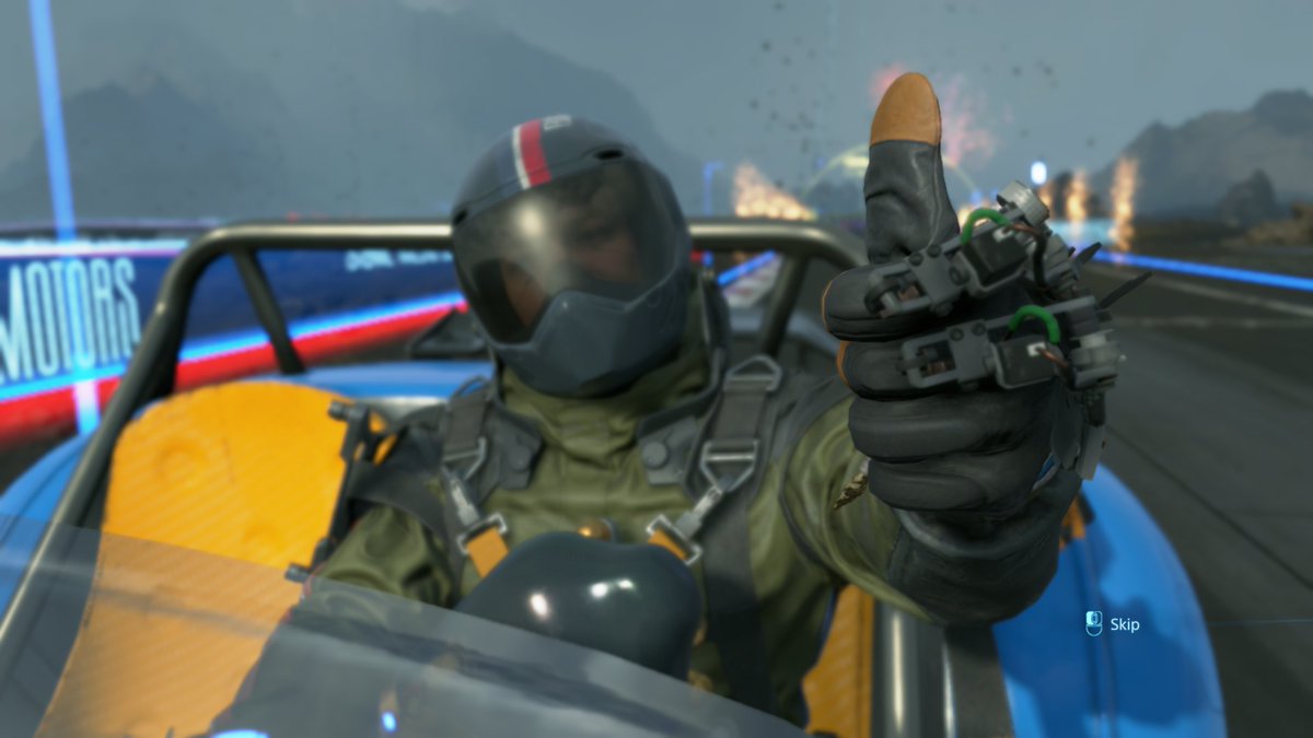 Racing Circuit in Death Stranding. 🏁