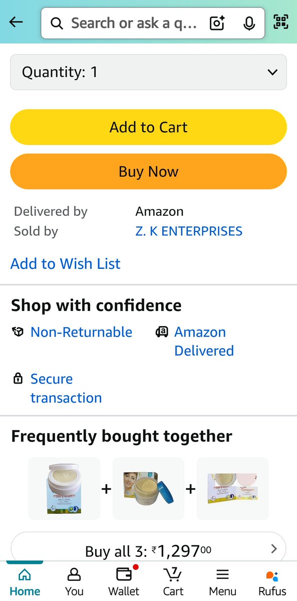 Ajaatshatru1234's tweet photo. @amazonIN की हिम्मत देखिए पाकिस्तानी प्रोडक्ट जो भारत में प्रतिबंधित है खुलेआम बेच रही है
इसका seller कोई Z K ENTERPRISES , बैंगलोर से है जो
सारे पाकिस्तानी पाकिस्तानी प्रोडक्ट 
बेच रहा है और हमारे मंत्री @PiyushGoyal जी कुंभकर्णी नीद मे सोए हुए है। https://t.co/7QKk23L5vU