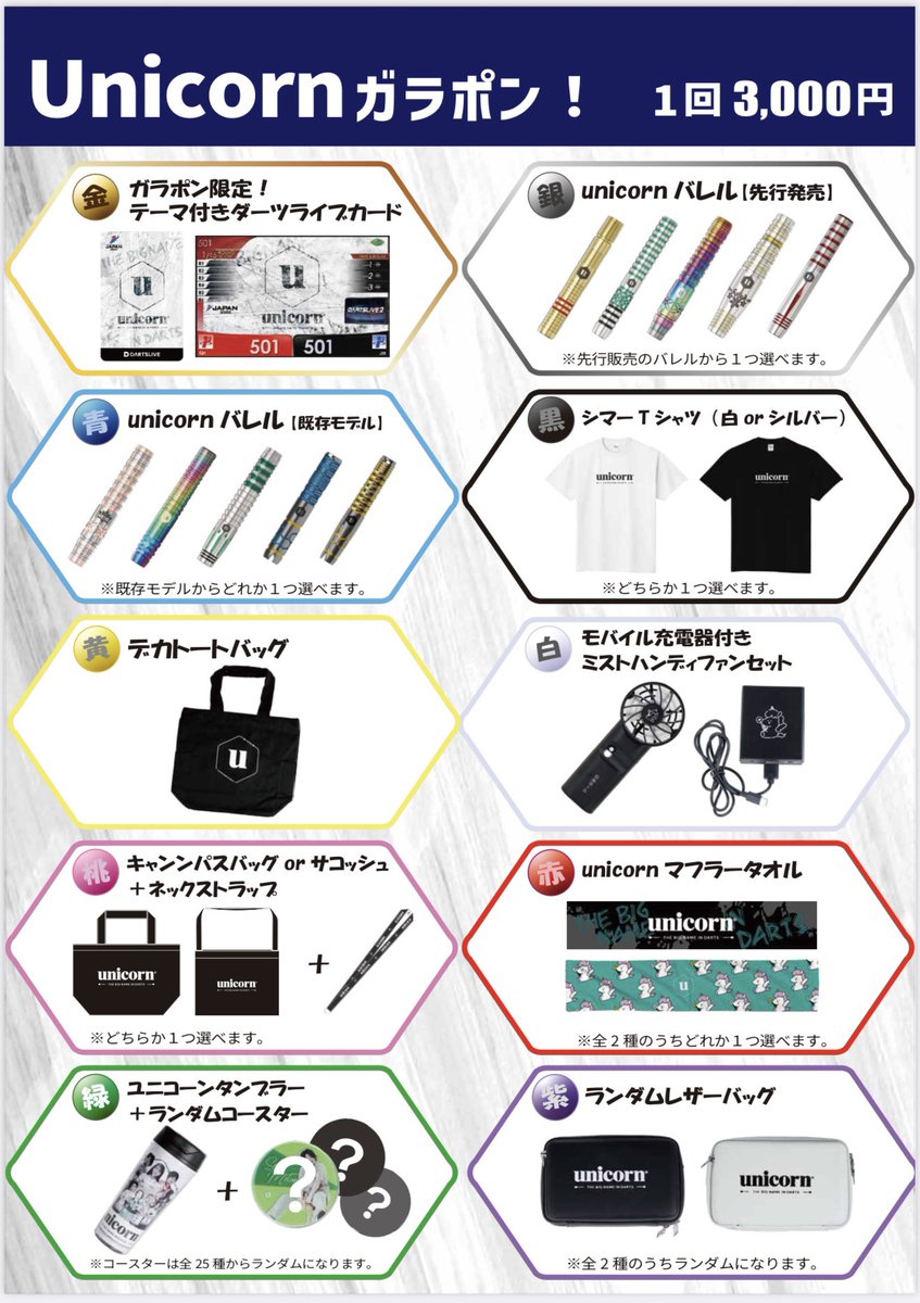 Unicorn Japan (@UnicornDartsJP) / X