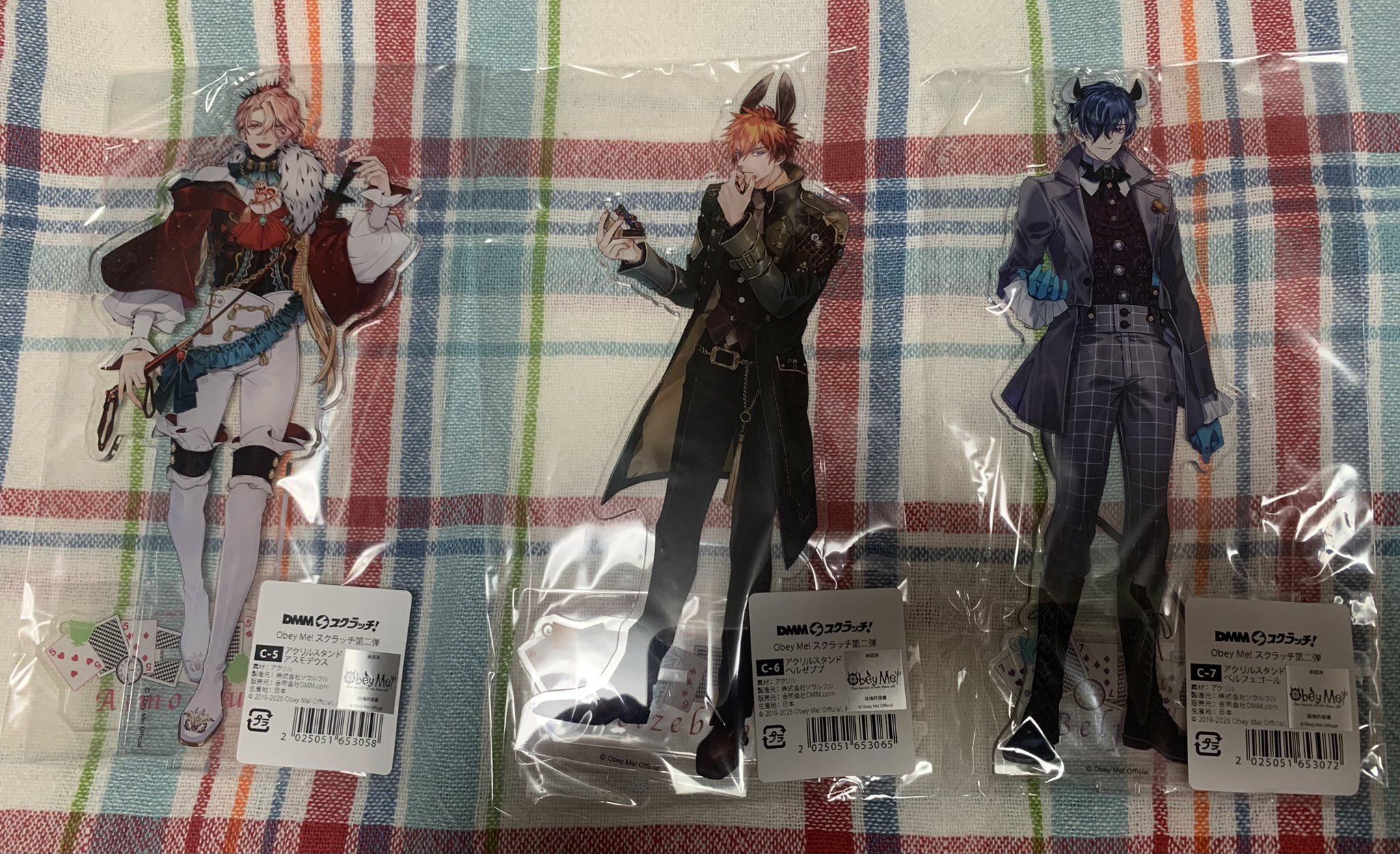 ObeyMe!　DMMスクラッチ　レヴィアタン obeyme おべいみー DMM スクラッチ レヴィアタン 3点セット