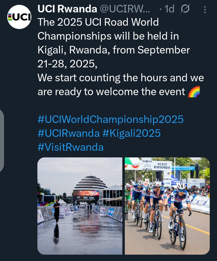 ijwi250's tweet photo. @PaulKagame
#UCIWorldChampionship2025 #UCIKigali2025 @Rwanda_Sports @Ferwacy muzane amagare ariko mugumane ubutinganyi bwanyu. 
🌈❌🤮 https://t.co/OHuzJsfp3h