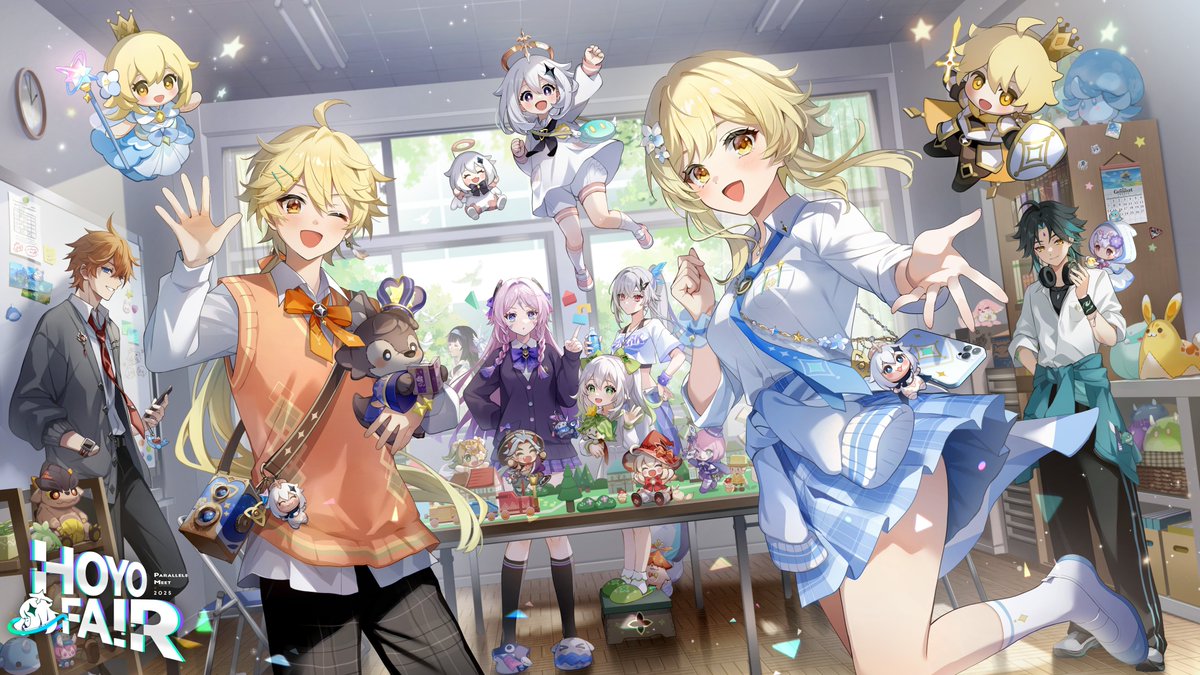 原神 hoyofair 2023 セット New Hoyofair Illustration (art by @kuikui) : r/Genshin_Impact