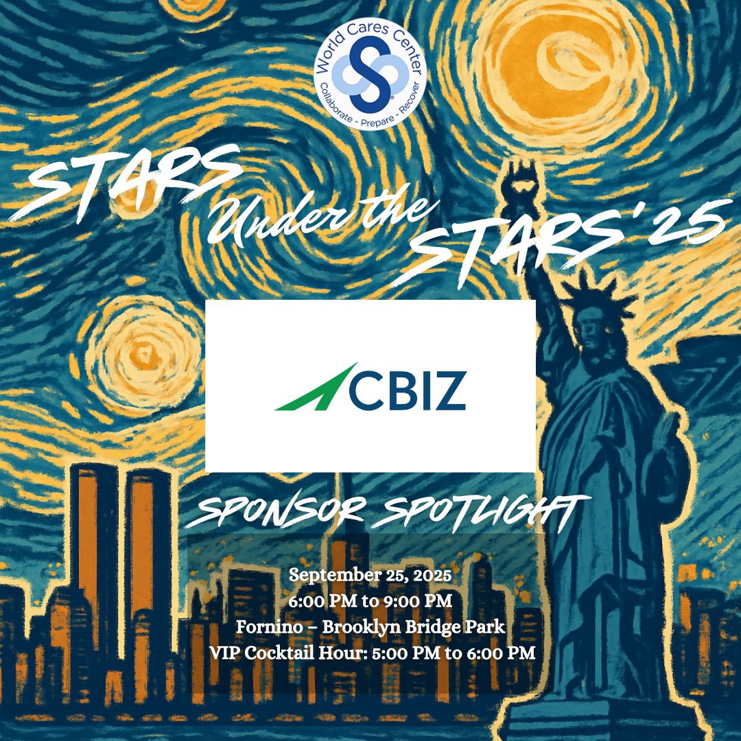 Join us at Stars Under the Stars, celebrating our Ready Responders! Thanks to @CBIZ for supporting community resilience. Individual tickets &amp; sponsorships available. Inquire: lorloff@worldcares.org. Learn more: worldcares.org/2025-celebrate…