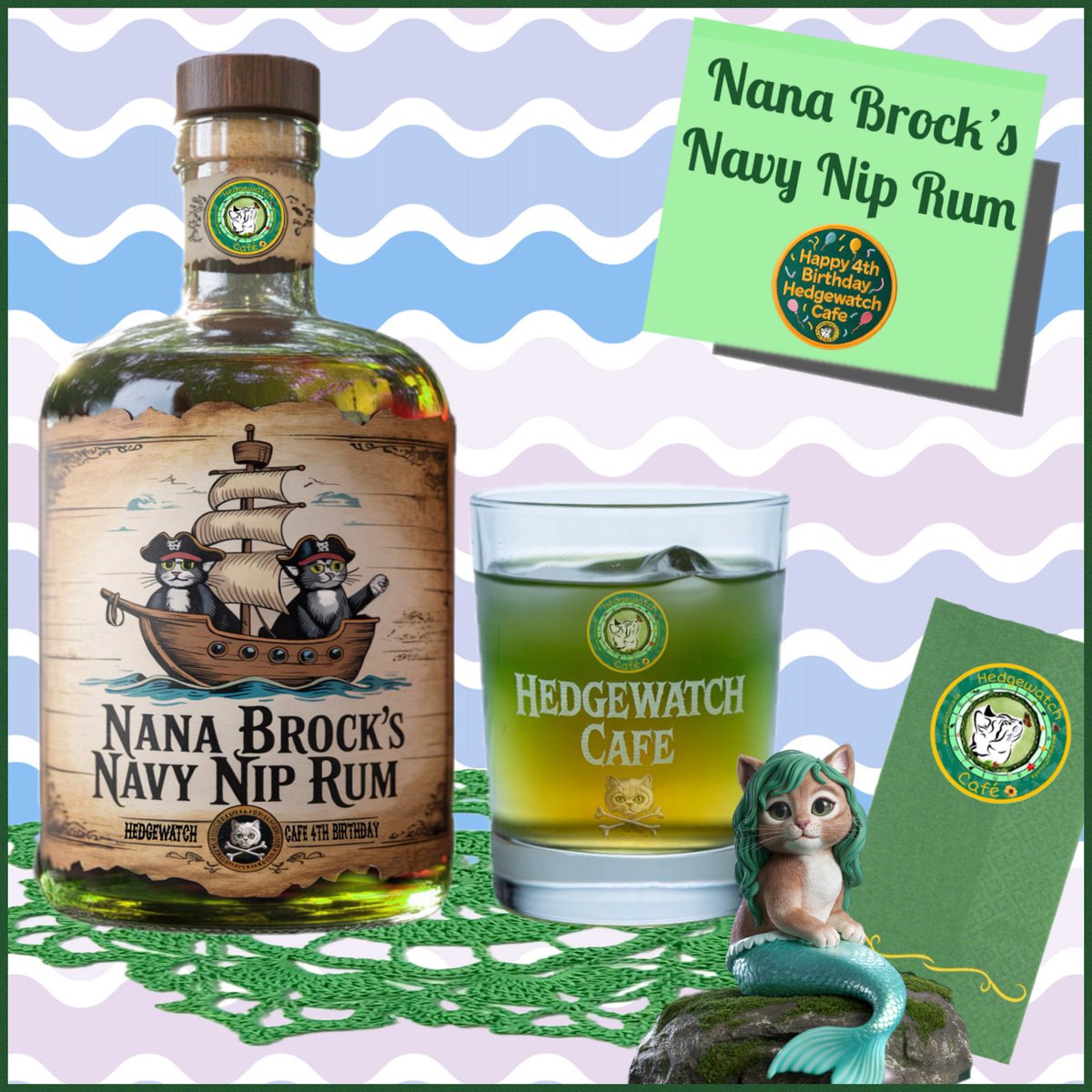 We're out of the brig me harty's and have broken out the rum. Give us a YO HO HO if you're waiting to be served #hwcafe